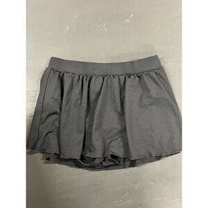 Catalina Women's XL (16-18) Black Skort Swim Suit Bottoms skirt